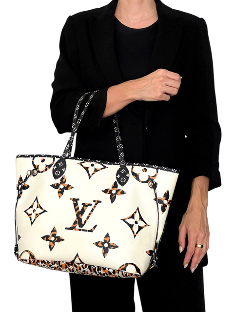 Bolso "Neverfull Monogram Giant Jungle With Pouch"