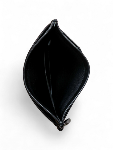 Tarjetero "Black Leather Card Holder"