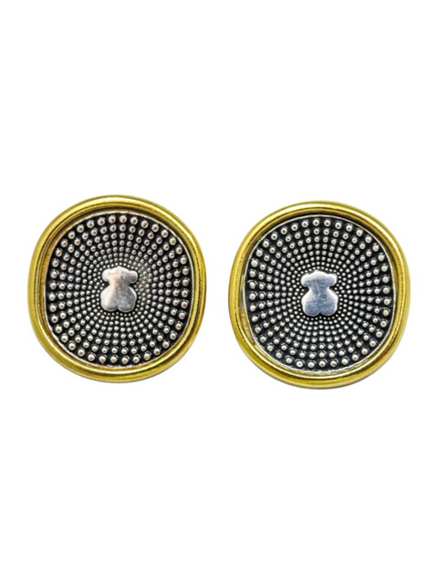 Aretes "Bicolor Oursin"