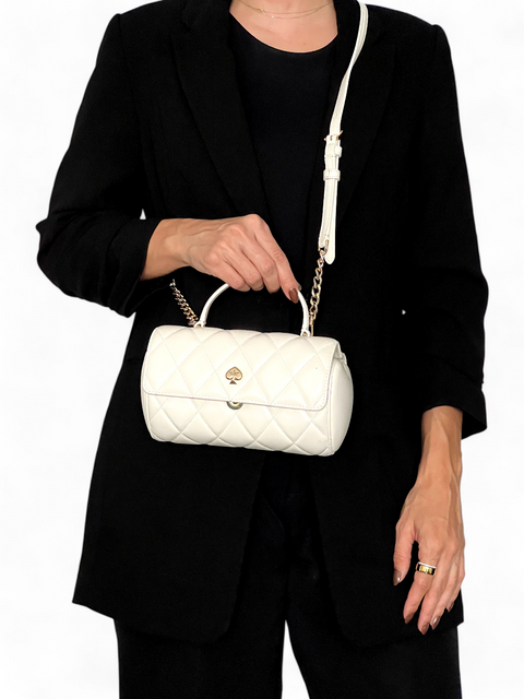 Bolso "Heart Barrel Quilted Crossbody"