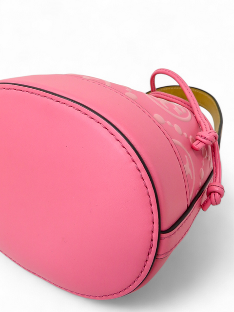 Bolso "Mini T Monogram Bucket Bag"