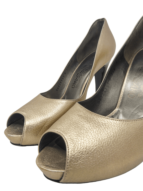 Tacones Champagne