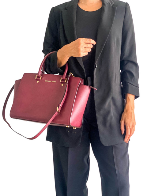 Bolso "Saffiano Leather Handle Bag"