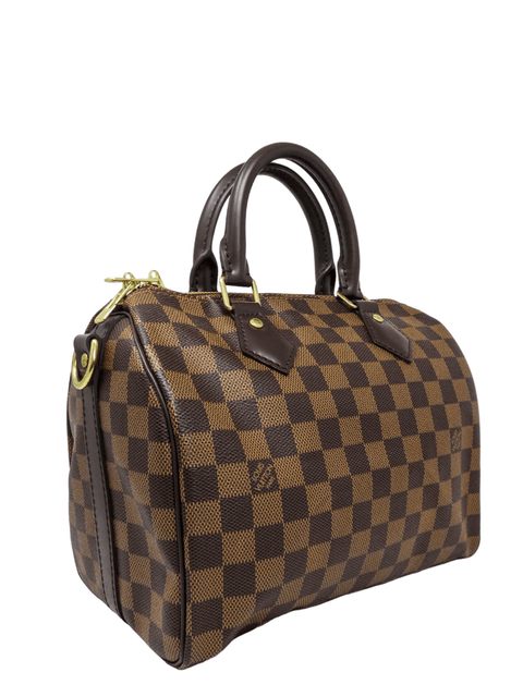 Bolso "Damier Ebene Speedy Bandoulière 25"