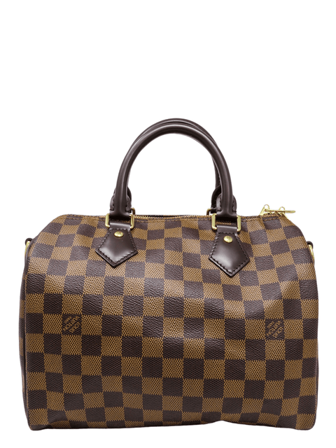Bolso "Damier Ebene Speedy Bandoulière 25"