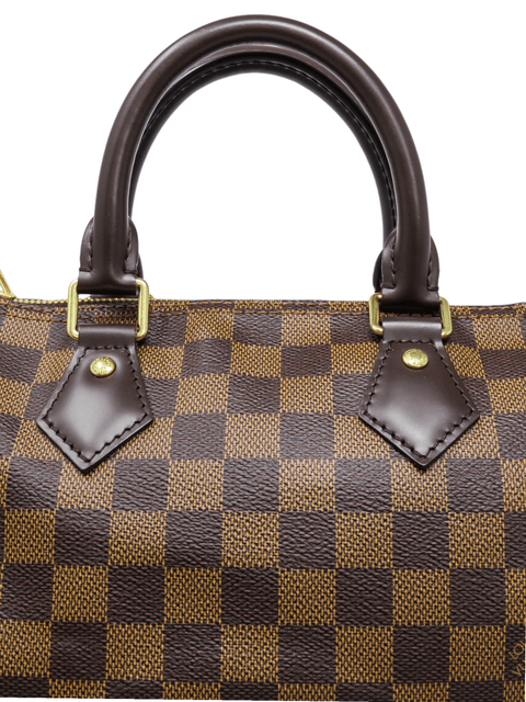 Bolso "Damier Ebene Speedy Bandoulière 25"