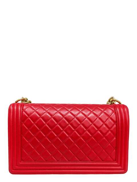 Bolso "Lambskin Quilted Medium Boy Flap"