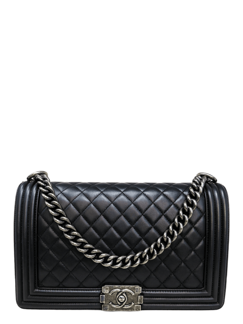 Bolso "Lambskin Quilted Medium Boy Flap"