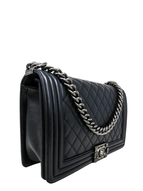 Bolso "Lambskin Quilted Medium Boy Flap"