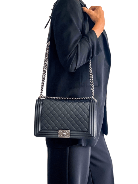 Bolso "Lambskin Quilted Medium Boy Flap"