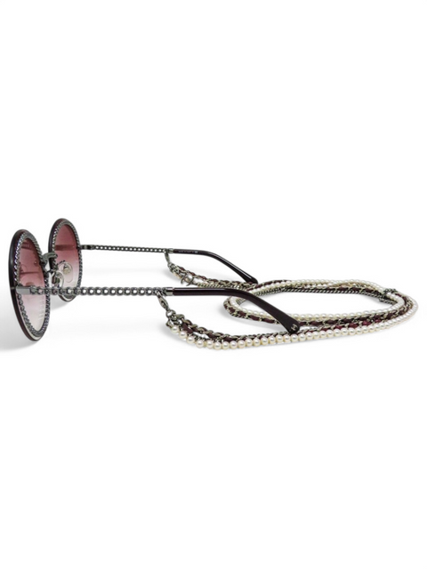 Gafas "424S Interlocking CC Logo Oversize Sunglasses"