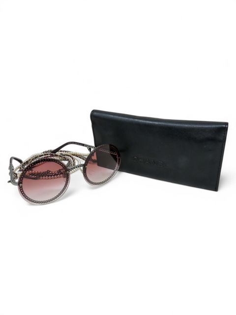 Gafas "424S Interlocking CC Logo Oversize Sunglasses"