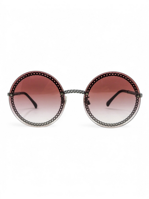 Gafas "424S Interlocking CC Logo Oversize Sunglasses"