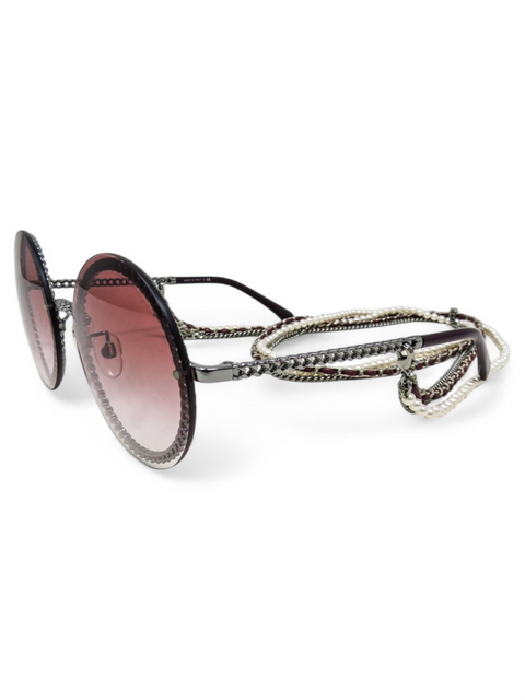 Gafas "424S Interlocking CC Logo Oversize Sunglasses"