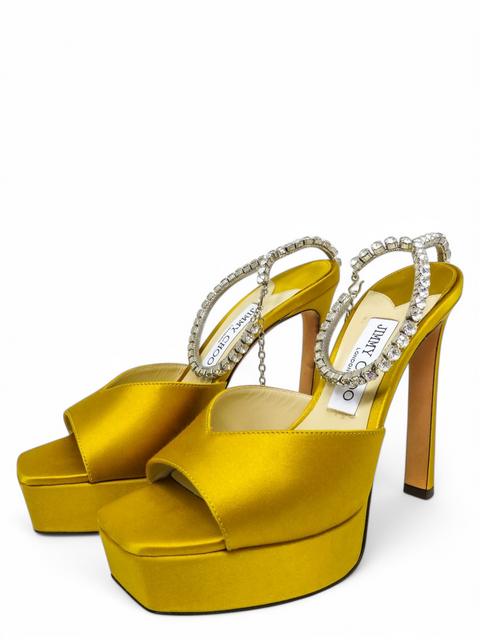 Sandalias "Gold Saeda 125 Heeled Sandals"