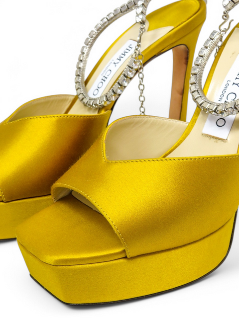 Sandalias "Gold Saeda 125 Heeled Sandals"