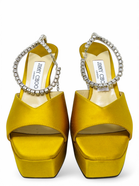 Sandalias "Gold Saeda 125 Heeled Sandals"