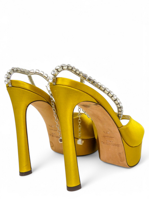 Sandalias "Gold Saeda 125 Heeled Sandals"