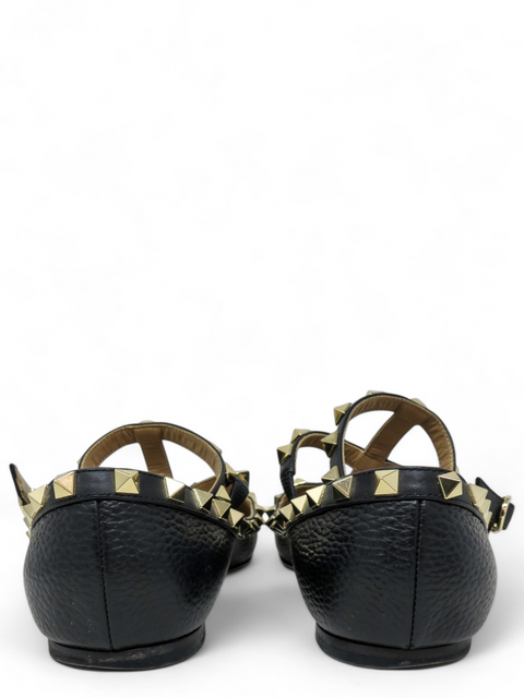 Baletas "Rockstud Accents Leather Ballet Flats"