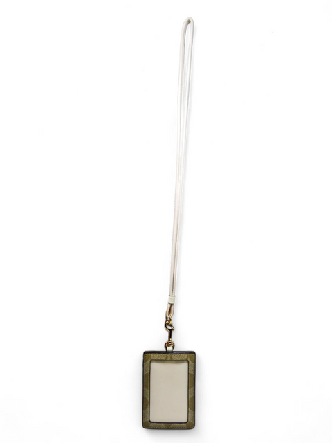 Porta Carnet "Id Lanyard In Signature Canvas"