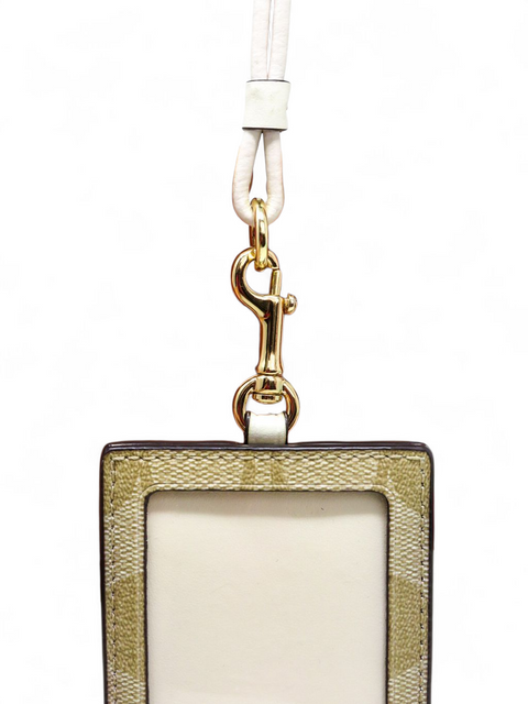 Porta Carnet "Id Lanyard In Signature Canvas"