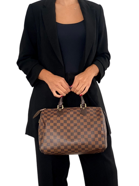 Bolso "Damier Ebene Speedy 30"