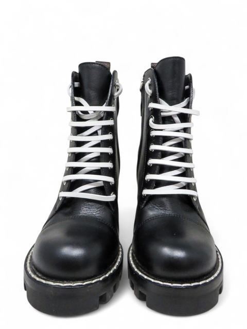 Botines "Black Logo Star Trail Leather Boot"