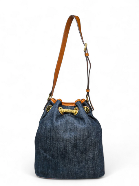 Bolso "Marina Denim Bucket Bag"