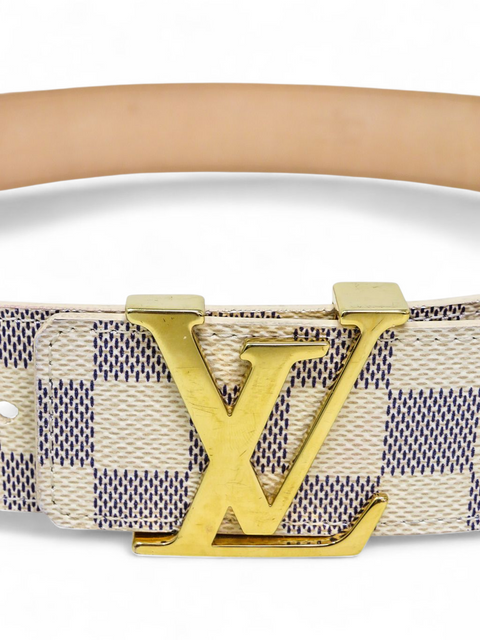 Correa "Damier Azur LV Initiales 40MM"