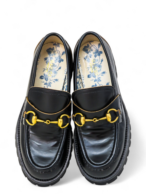 Mocasines "Leather Lug Sole Horsebit Loafer"