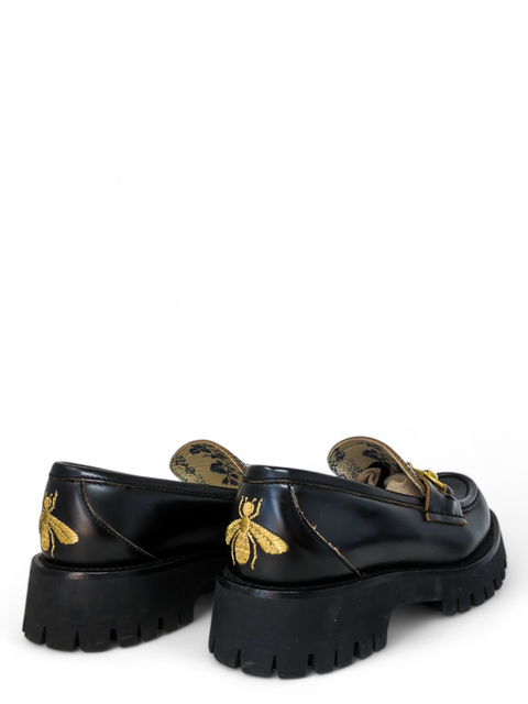 Mocasines "Leather Lug Sole Horsebit Loafer"