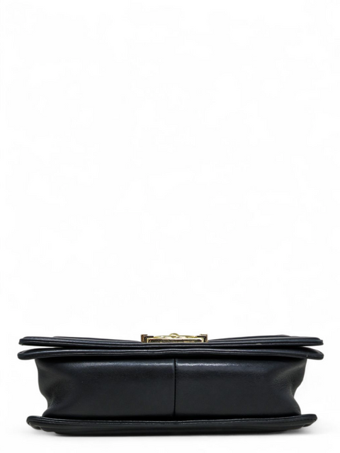 Bolso "Lambskin Chevron Quilted Medium Boy Flap"