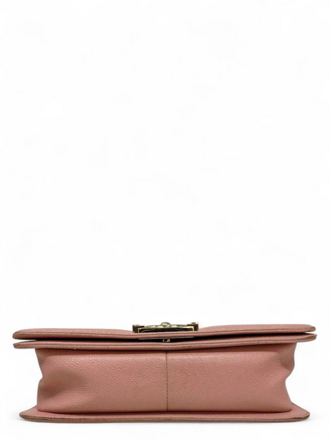 Bolso "Caviar Chevron Quilted Medium Boy Flap"