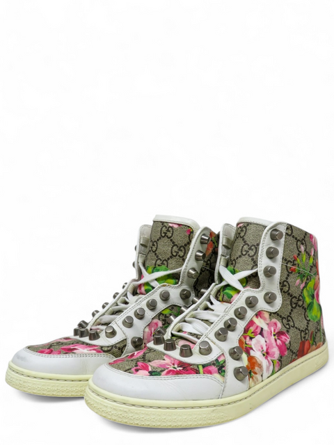 Tenis "Monogram Blooms Studded High Top"