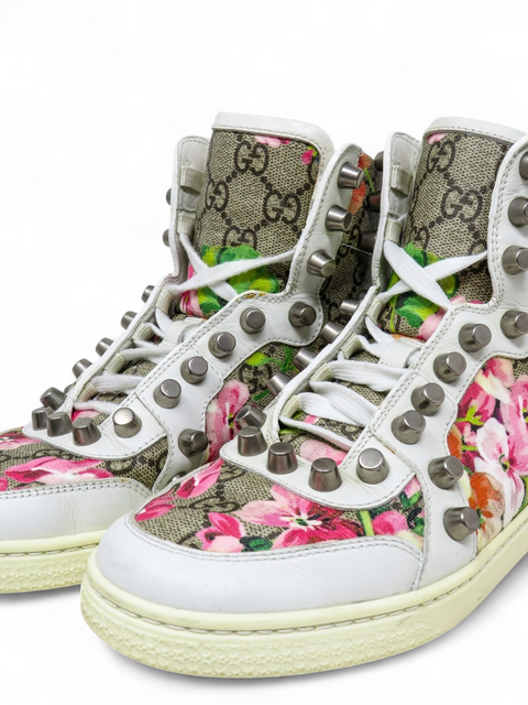 Tenis "Monogram Blooms Studded High Top"