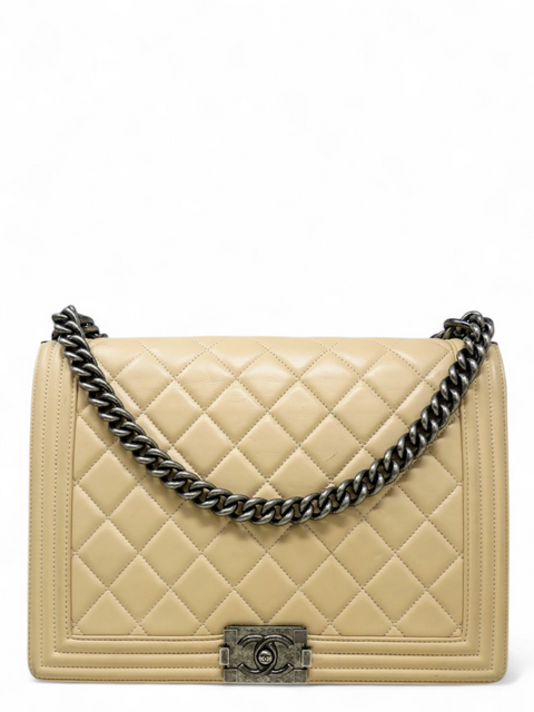 Bolso "Lambskin Quilted Large Boy Flap"