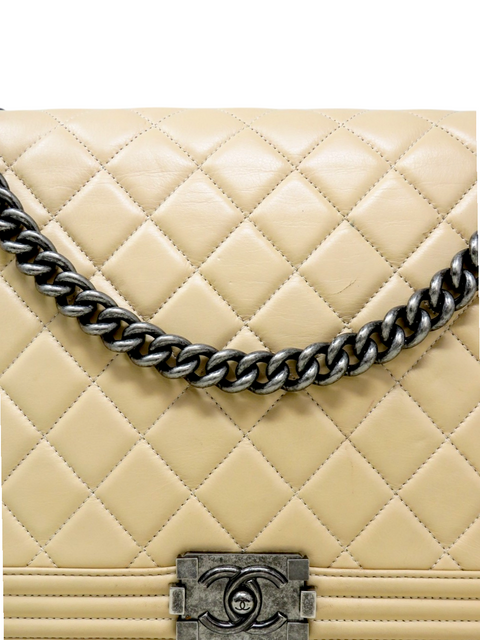 Bolso "Lambskin Quilted Large Boy Flap"