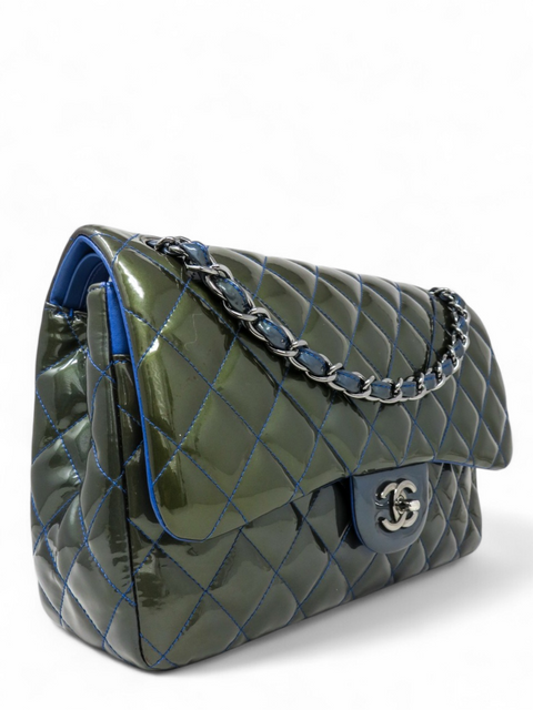 Bolso "Classic Patent Jumbo Double Flap Bag"