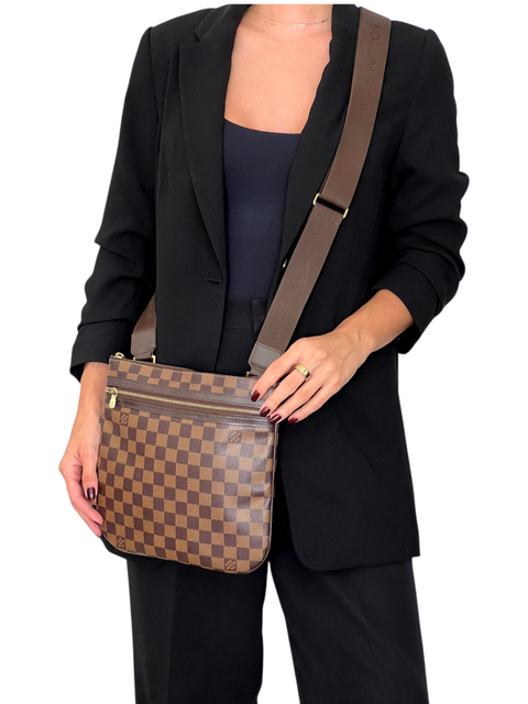 Bolso "Damier ebene Pochette Bosphore"