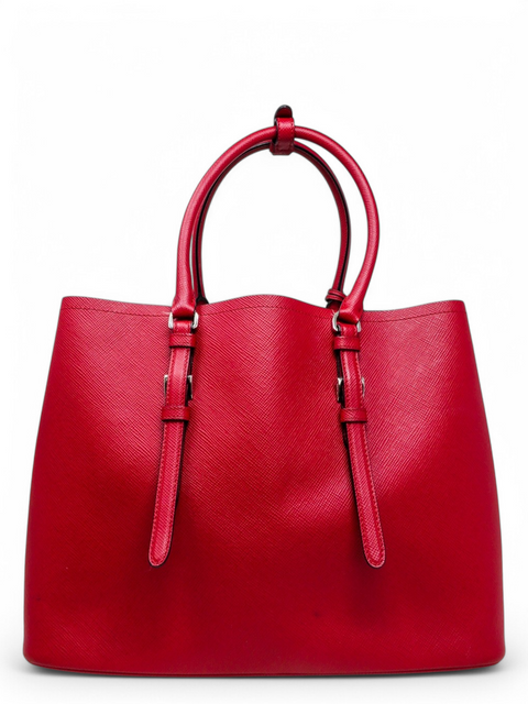 Bolso "Saffiano Cuir Medium Double Bag"