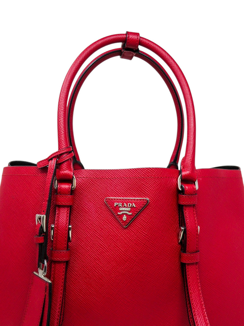 Bolso "Saffiano Cuir Medium Double Bag"