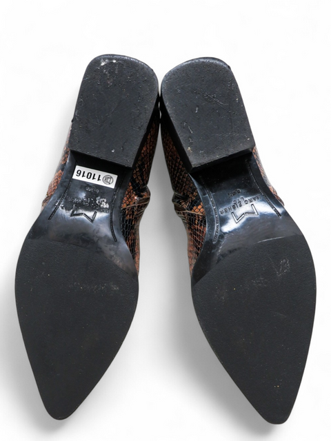 Botines Cafés
