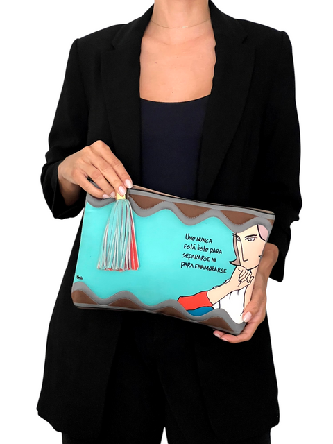 Clutch "Neoprene Tassel"