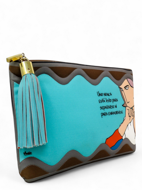 Clutch "Neoprene Tassel"