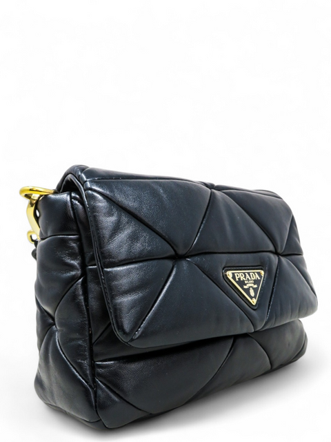 Bolso "System Nappa Patchwork Shoulder Bag"
