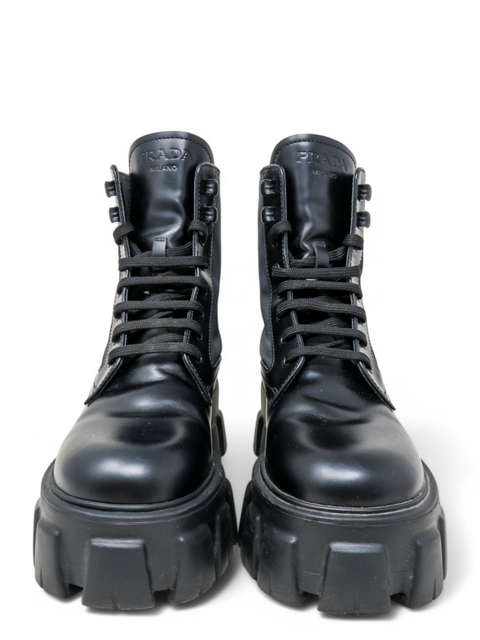 Botas "Leather and Nylon Combat Boots"