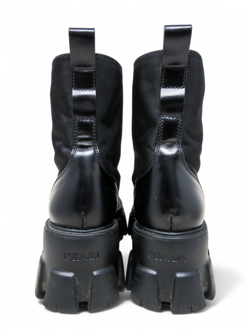 Botas "Leather and Nylon Combat Boots"