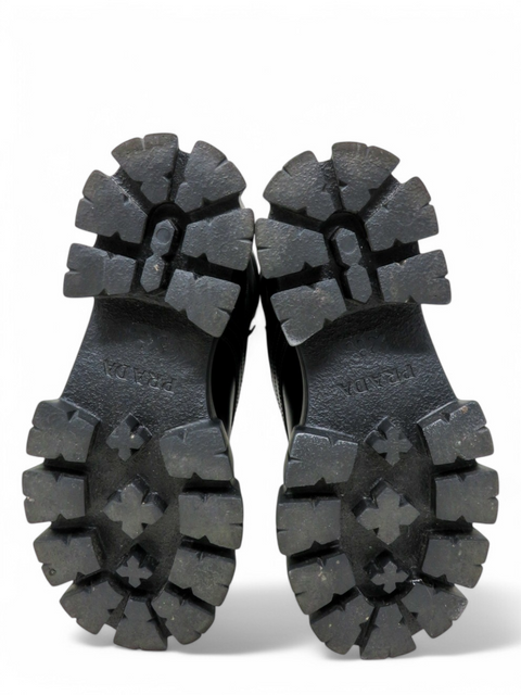 Botas "Leather and Nylon Combat Boots"