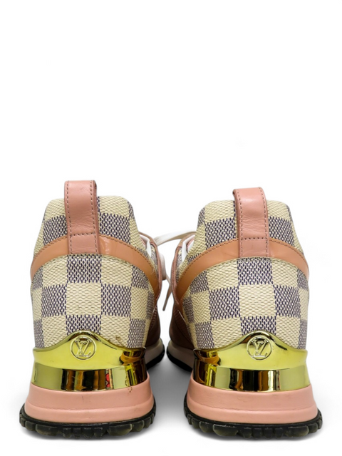 Tenis "Damier Azur Pattern Mesh Accents Sneakers"