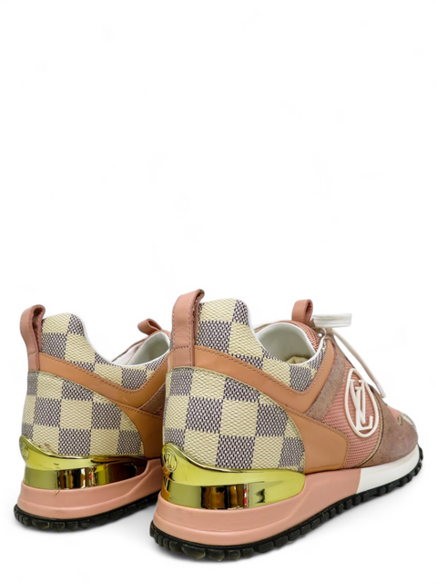 Tenis "Damier Azur Pattern Mesh Accents Sneakers"